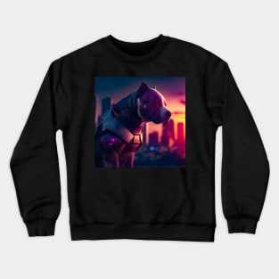 Cyberpunk Dog Crewneck Sweatshirt